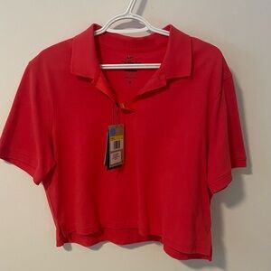 NIKE Dri-Fit Loose Cropped Polo